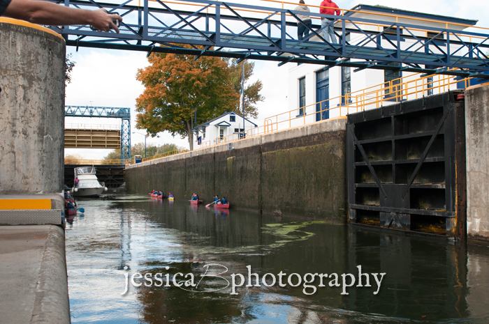 lock on the canal